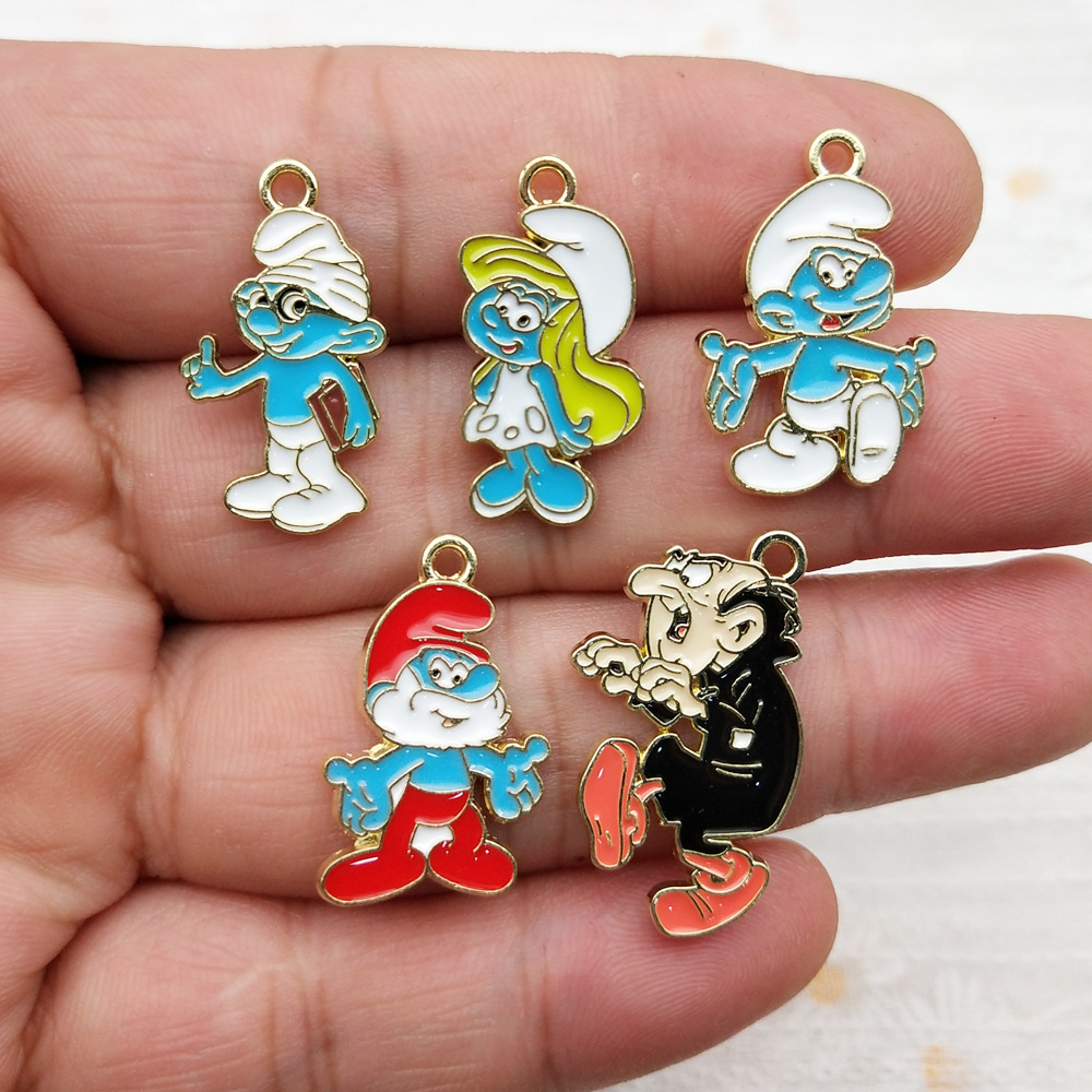 Model Kit Hobby - New 10Pcs Cartoon Enamel Alloy Pendant
