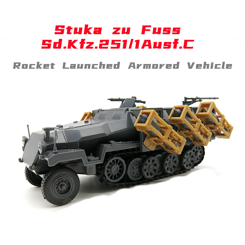 Model Kit Hobby - 1/72 ww2 Stuka zu Fuss Assembly