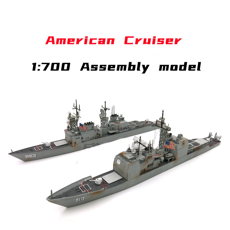 Model Kit Hobby - 1/700 American Missile Cruiser Model Kits