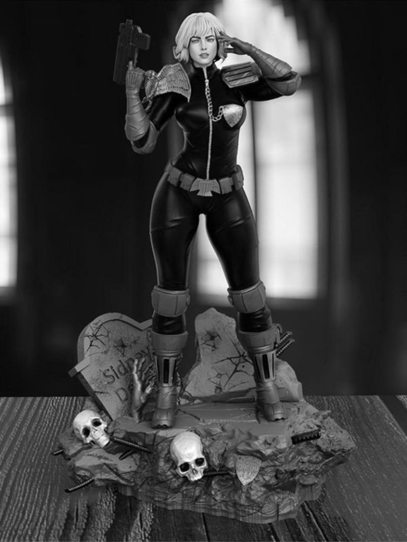 Model Kit Judge - 1/24 Scale Cassandra Anderson Resin Figure