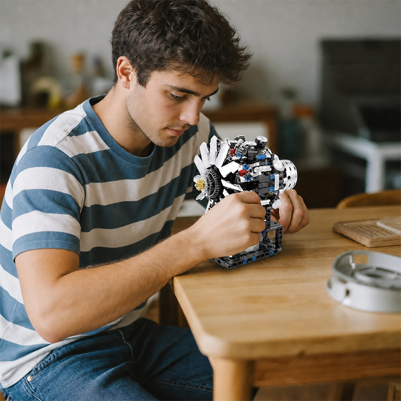 Airplane V8 Engine Motorized S - Model Kit Engine V8 review and price