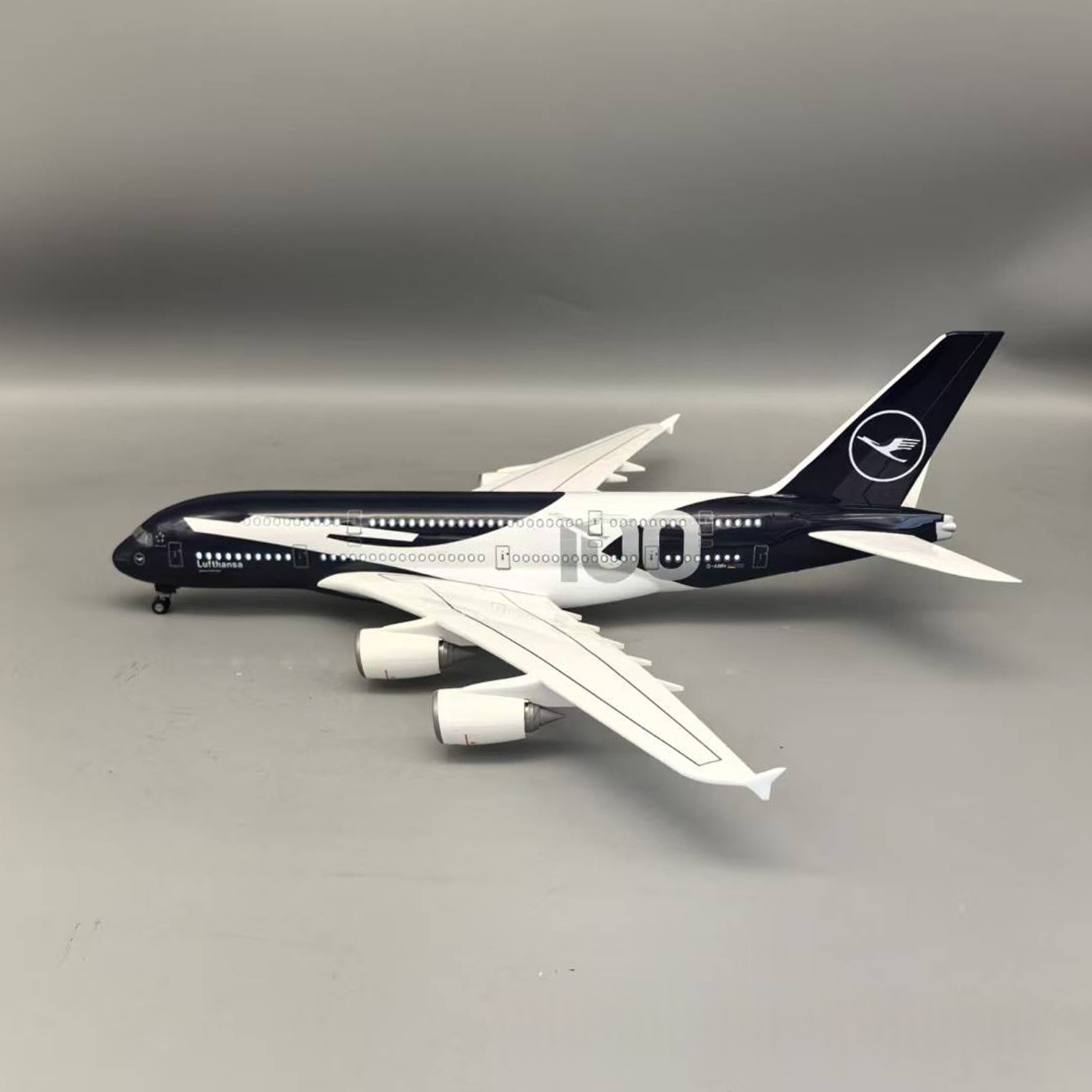 New 45cm Lufthansa A380 100 Ye - Model Kit Planes review and price