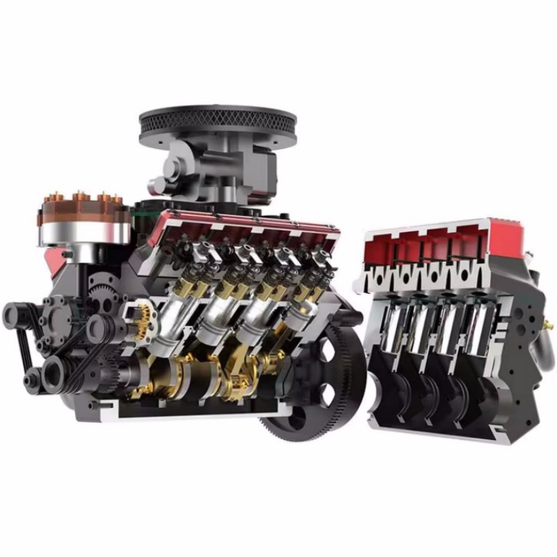 TOYAN V8 Gas 4 Stroke Engine 2 - Model Kit Engine V8 review and price
