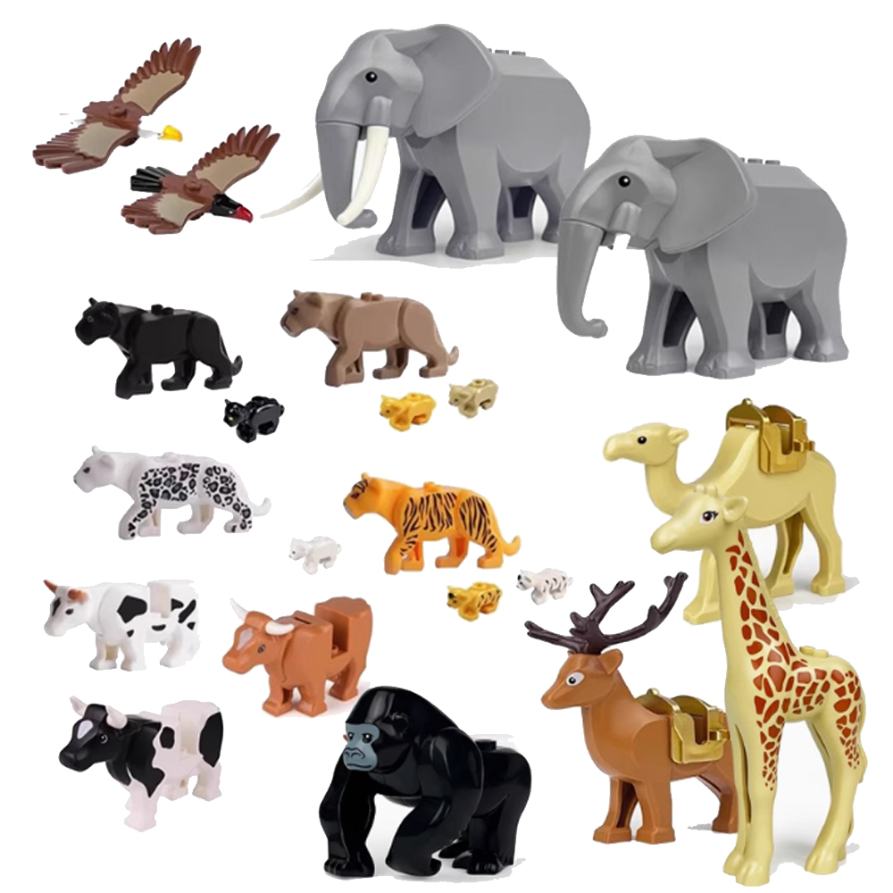 MOC City Animal Building Block - Model Kit Lizard review and price