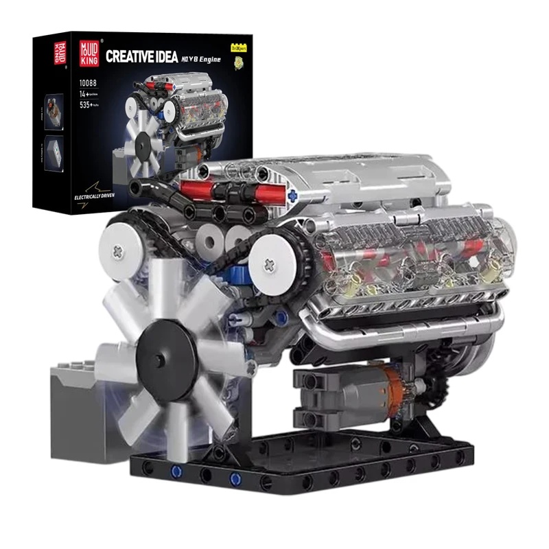 MOULD KING 535PCS V8 Engine Bu - Model Kit Engine V8 review and price